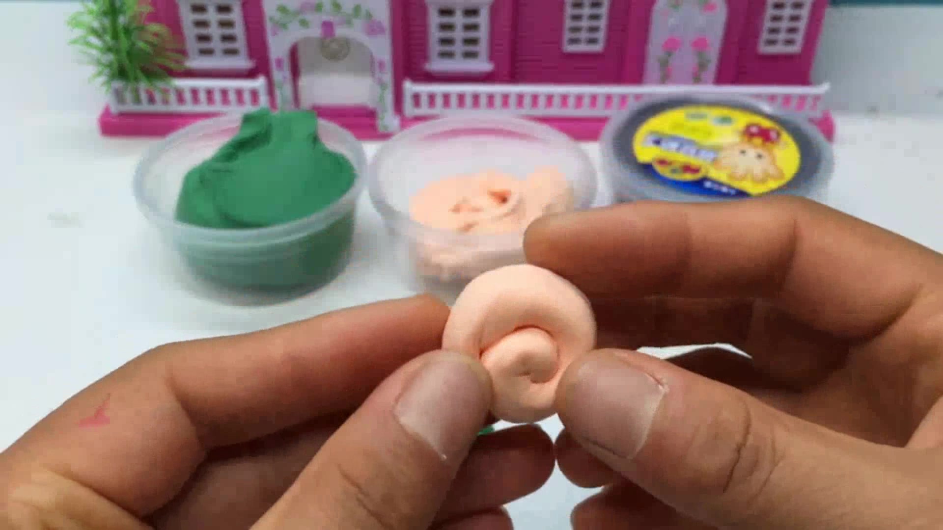 用橡皮泥巧妙制作小蜗牛,太神奇了