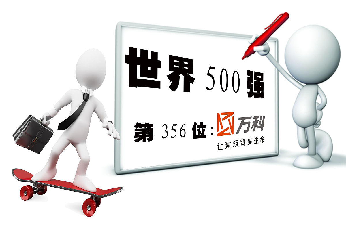 2016年07月25日,商业配图:万科首入世界500强.