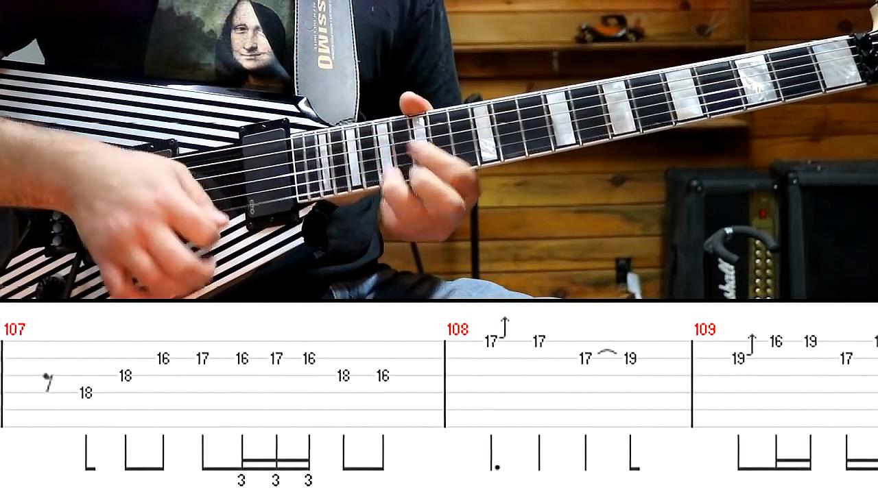 [图](带谱吉他教学)如何演奏摇滚经典Vinnie Moore - Last Chance