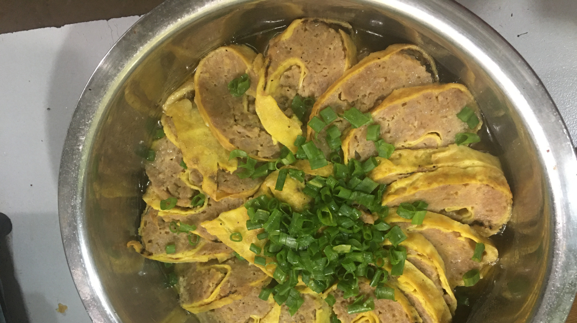 纯手工红薯芡粉吃法:粑粑肉,酥肉,头个碗,四川名菜,巴适得板