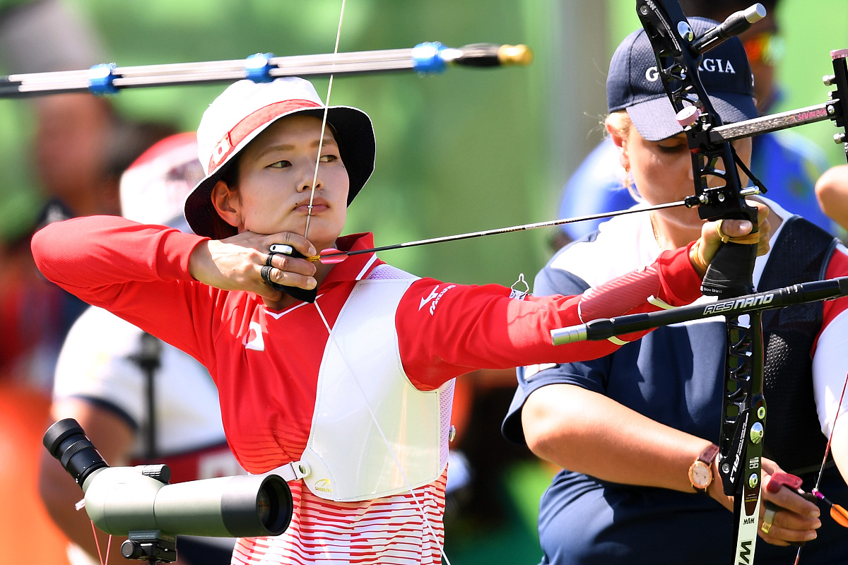 2016年8月5日,巴西里约,2016里约奥运会开幕日,女子射箭排名赛赛况.**