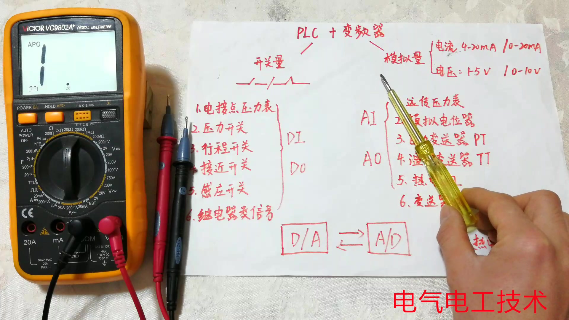 [图]电气自动化:AI,AO,DI,DO什么区别?弄懂这些,电工才有前途!