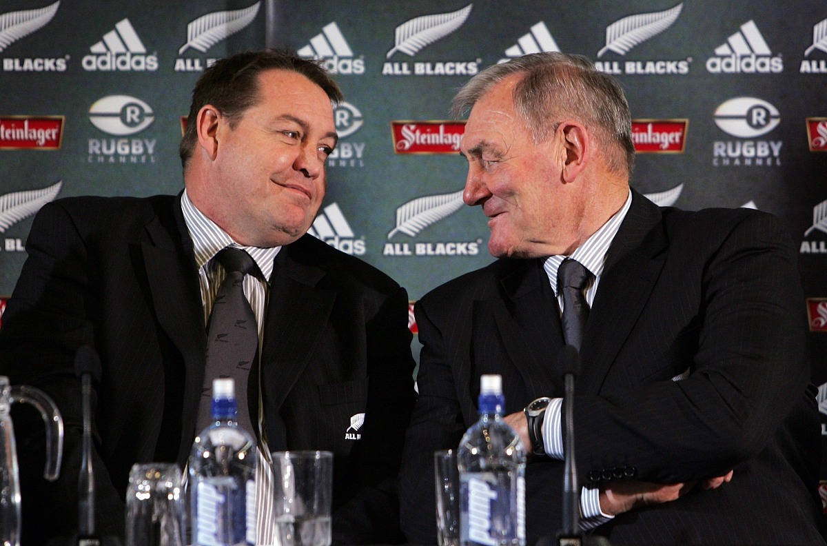 auckland, new zealand - july 22:  sir brian lochore, all black s