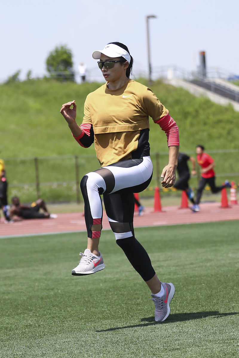 2019年5月11日,日本,2019世界田径接力赛前瞻,女子4×100米选手训练备
