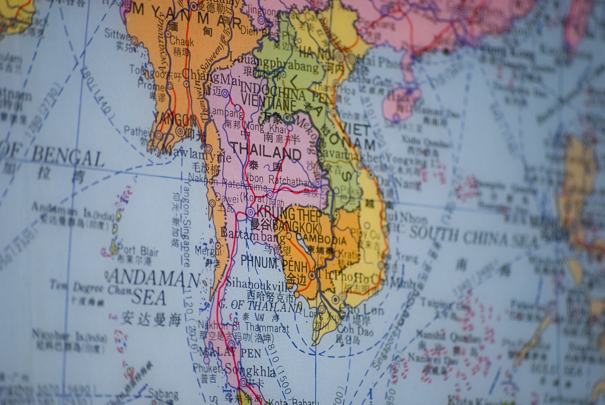 thailand map detail