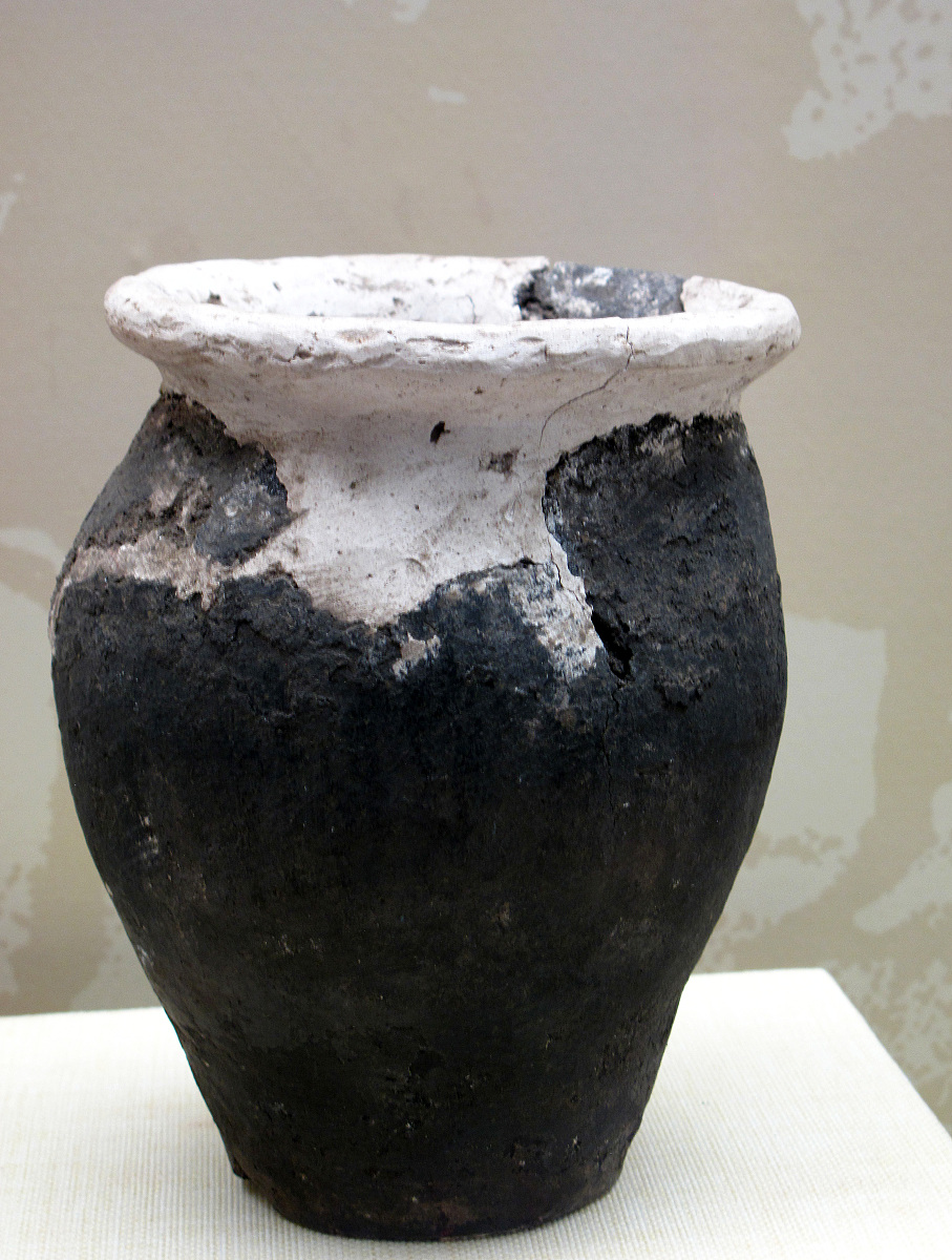 ***_***2013年09月04日 ,内蒙古满洲里市,扎赉诺尔博物馆,陶罐,汉代,