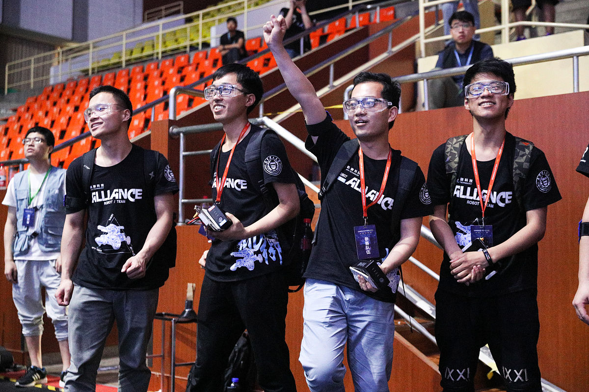 2019年5月26日,陕西西安,2019robomaster机甲大师赛中部分区赛8强:中