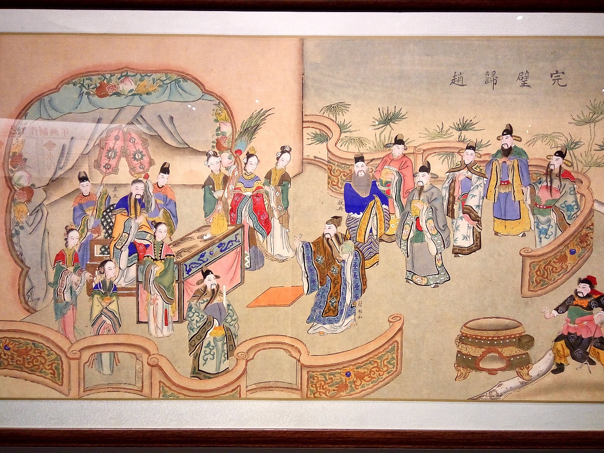 ***_***2017年3月3日,杨柳青木版年画在北京华侨博物馆展出.人物栩栩