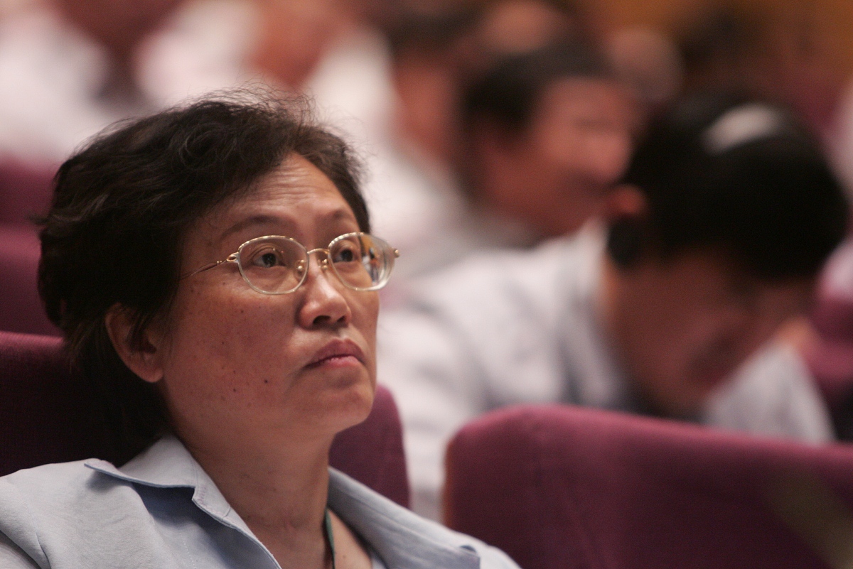 2006年7月13日,上海,第三届中外大学校长<strong>论坛</strong>,教育部副部长吴启迪.