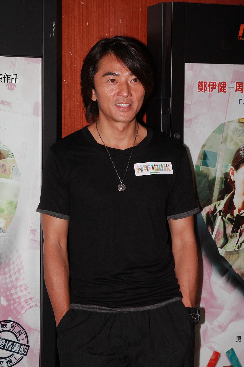 2014年8月3日,香港,电影《分手100次》谢票活动.***_*** , 郑伊健