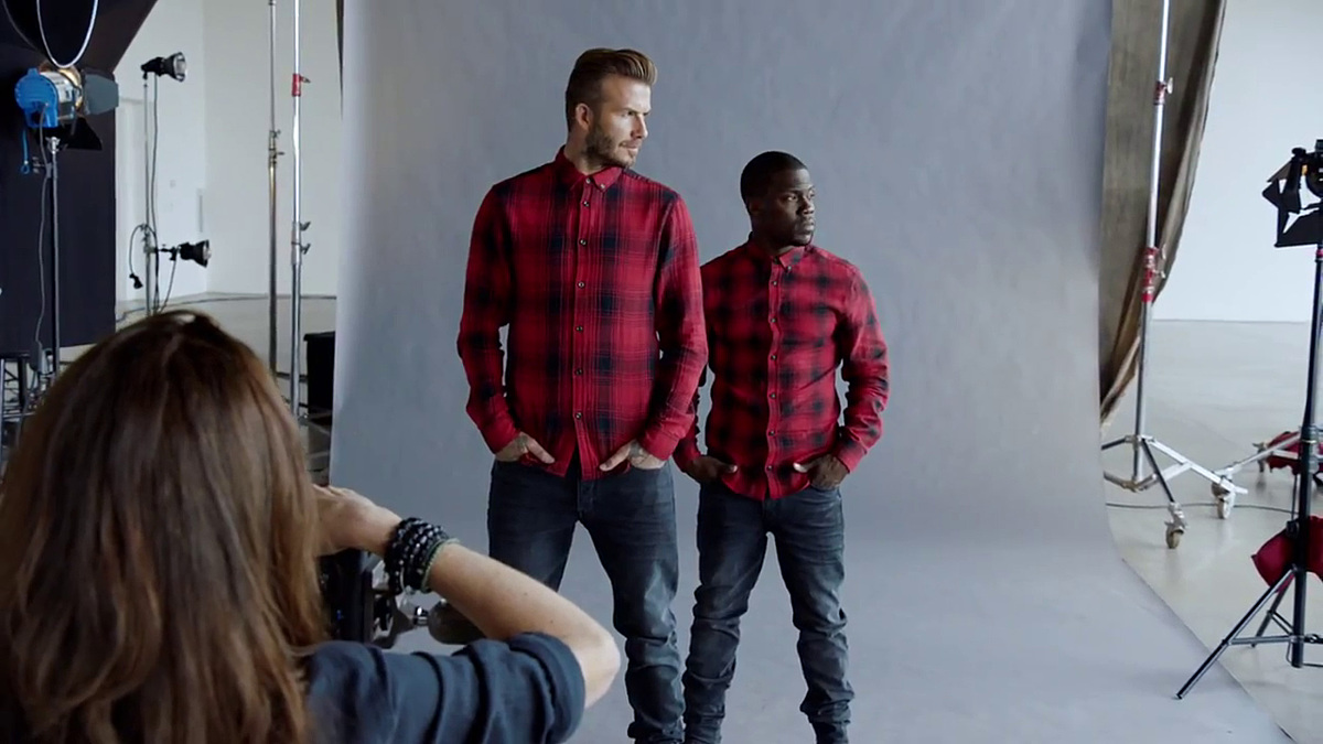 2015年9月30日讯,贝克汉姆(david beckham)拍摄h&m品牌广告.***_***29