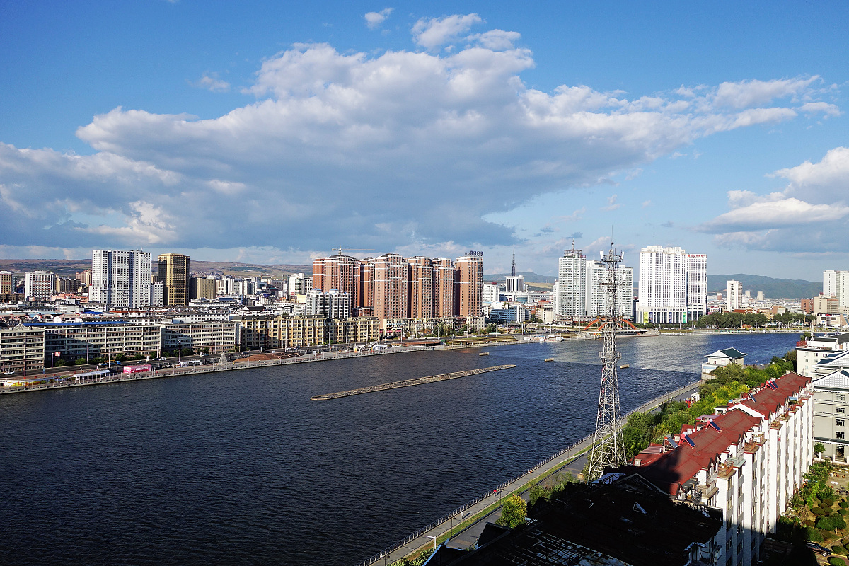 ***_***2017年09月20日,吉林省延边州,延吉市布尔哈通河两岸的城市风