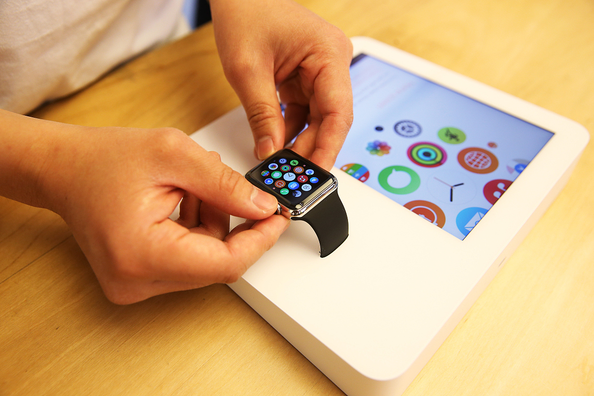 当地时间2015年4月10日,澳大利亚悉尼,苹果applewatch将正式在官网上