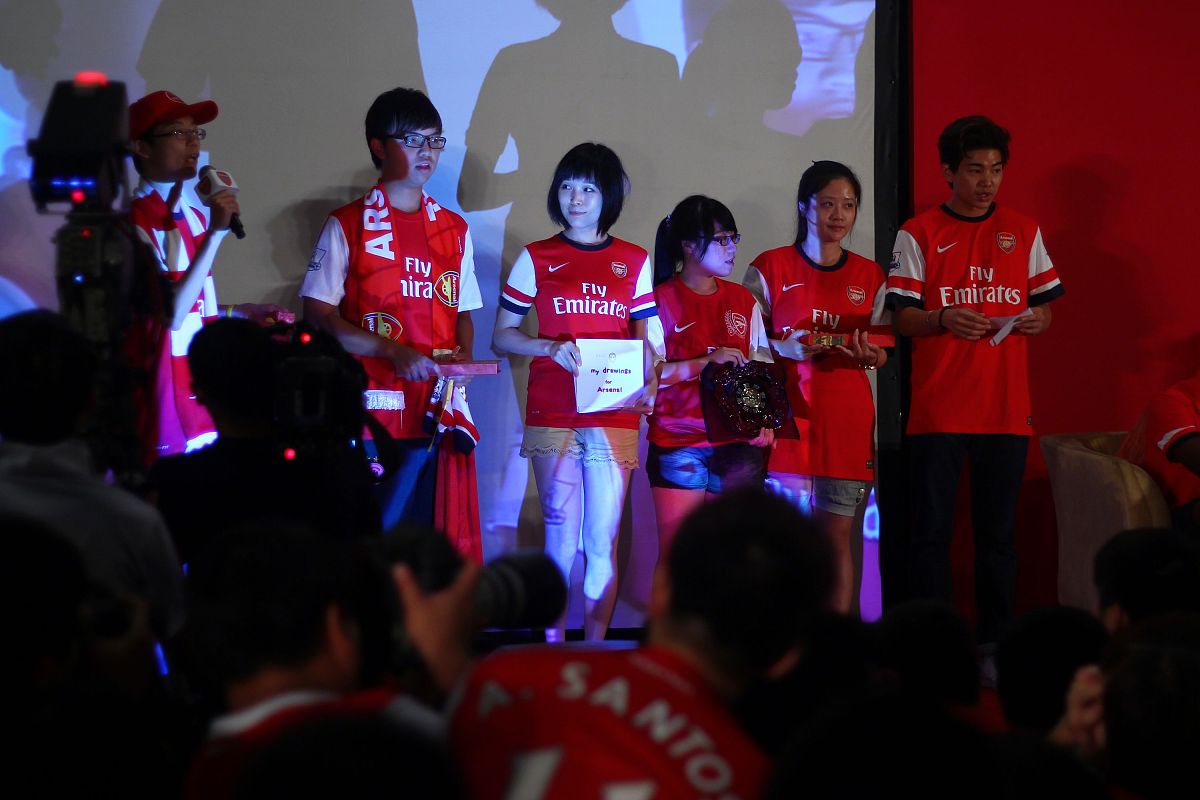 2012年7月26日,北京,阿森纳举办球迷见面会举行.***_***2012年7月26日
