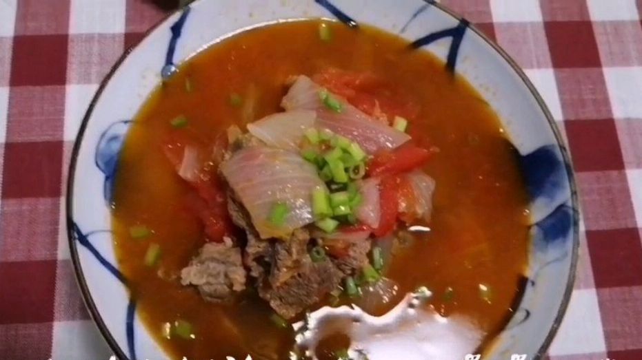 美味家常菜,番茄牛肉汤,酸甜可口,小孩都爱吃,简单易学