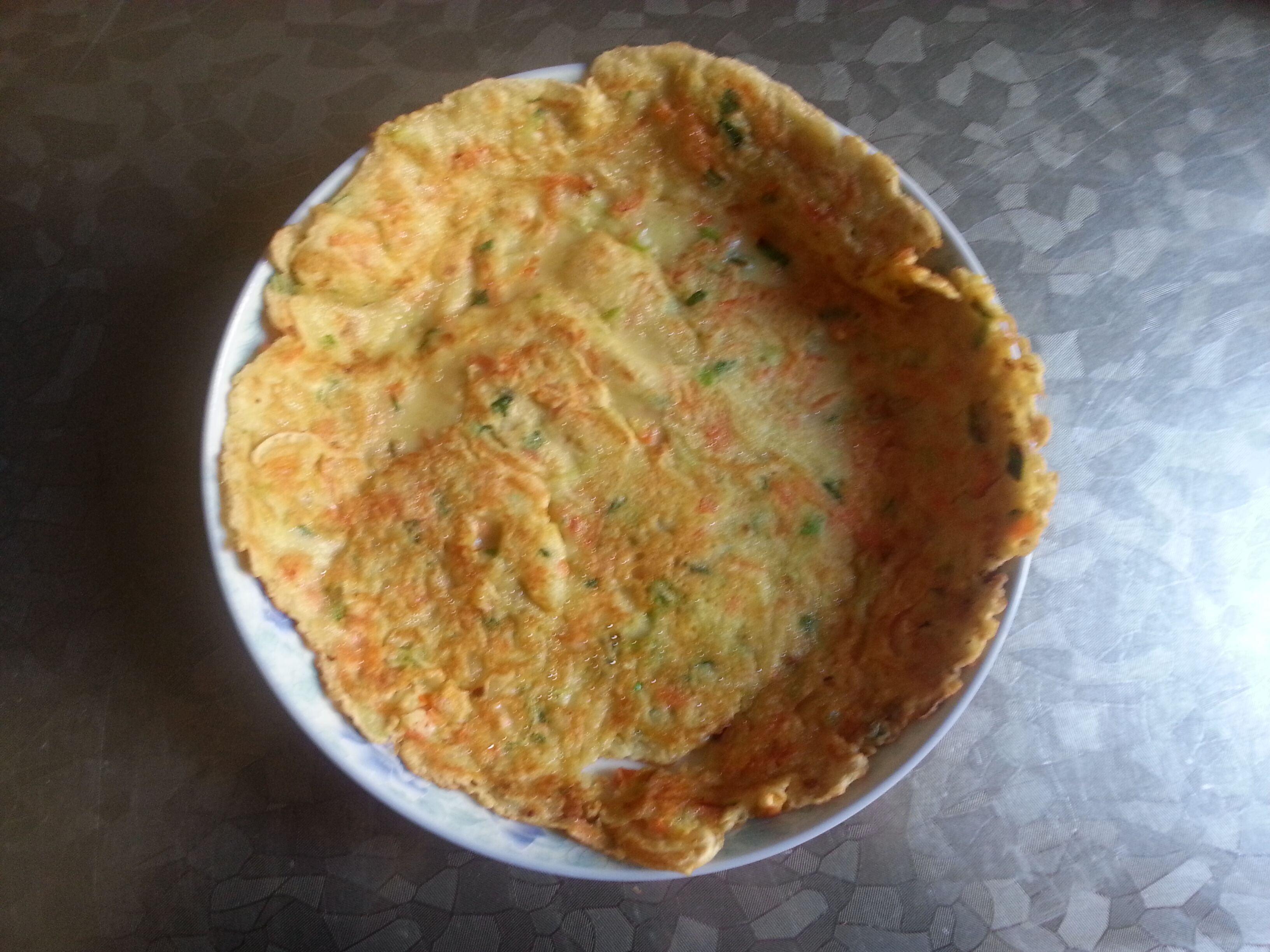 东北大妈做的早餐鸡蛋饼,有鸡蛋有蔬菜,孩子一顿能吃2张