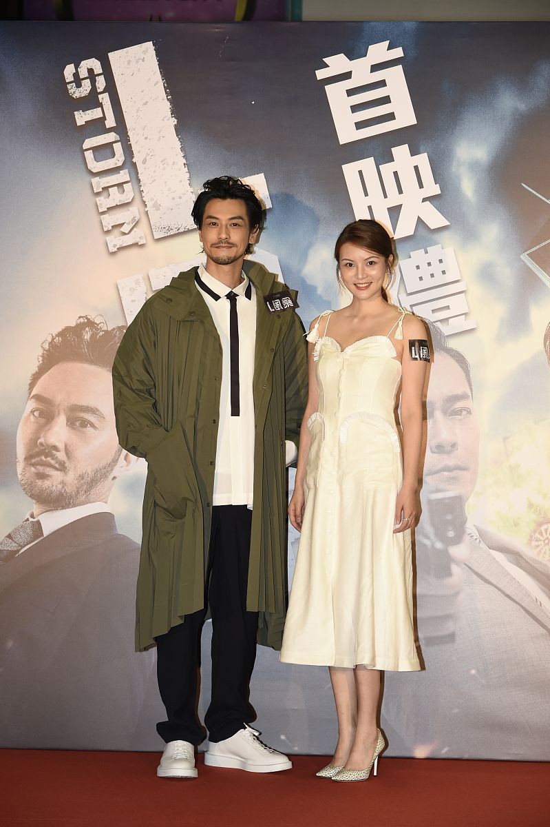 2018年8月23日,香港,电影《l风暴》香港首映礼.  栢天男