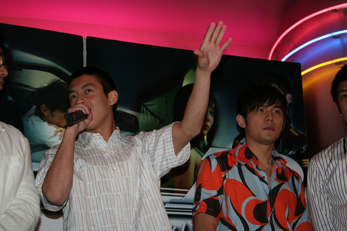 2005年6月22日,吉隆坡,电影《头文字d》来到马来西亚进行宣传.+++_+++