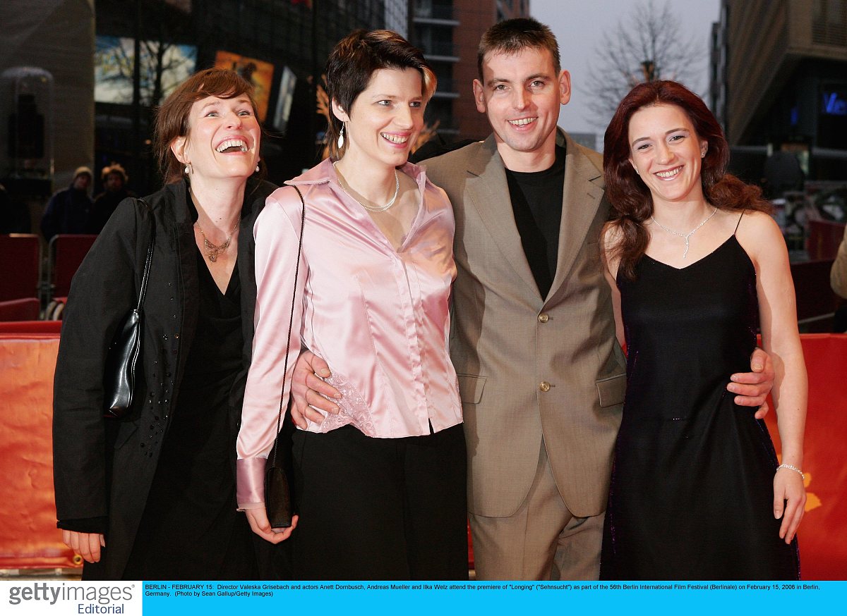 berlin - february 15:  director valeska grisebach and actors ane