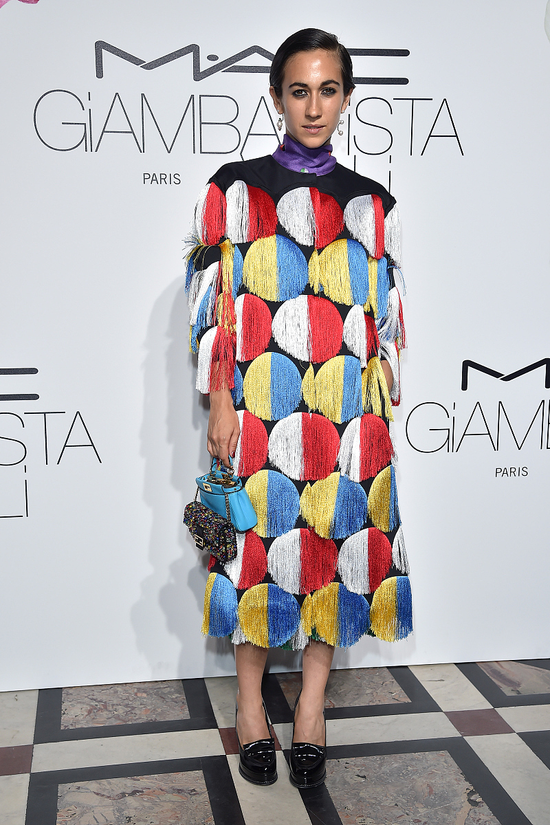 2015年7月7日讯,巴黎,当地时间7月6日,明星参加 m.a.c与giambattista 