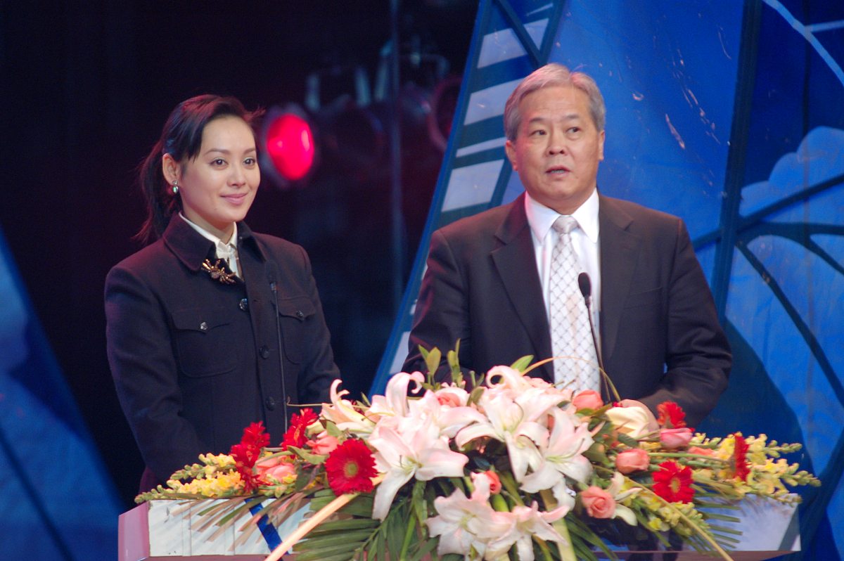 2008年2月23日,北京,首届中国职场女性榜样颁奖盛典举行.开奖嘉宾 马