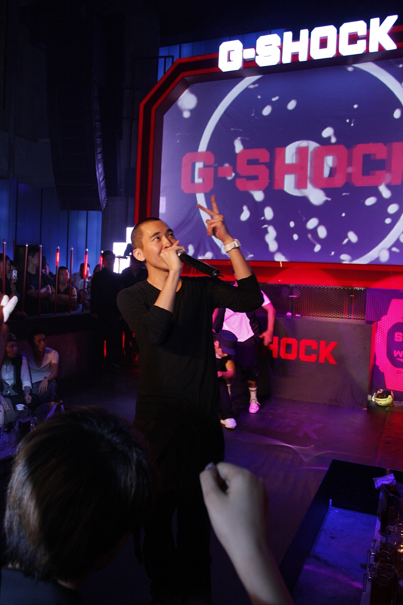 2010年9月15日,上海,运动腕表g-shock音乐派对在香港广场刘嘉玲的酒吧