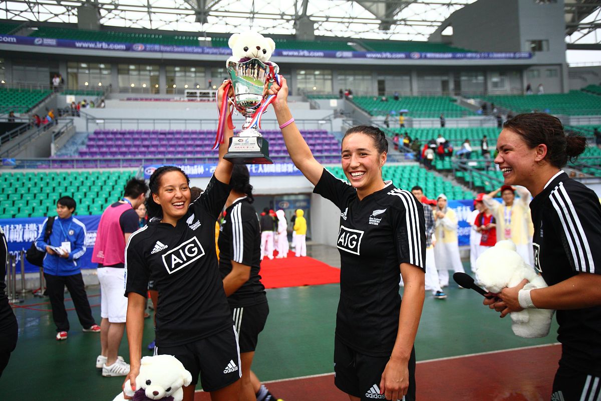 2013年3月31日,广州,2013世界女子七人制橄榄球赛,新西兰vs英格兰.新