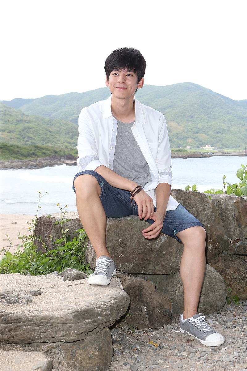 2014年9月11日,台湾,电影《爱上缺角族》举办探班活动.***_***林柏宏
