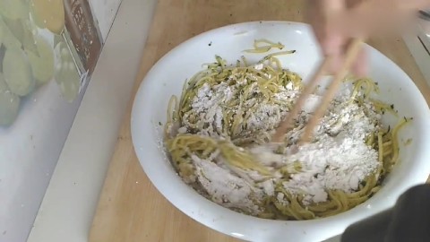 一个青南瓜,一杯面粉,你最想不到的做法,太香了