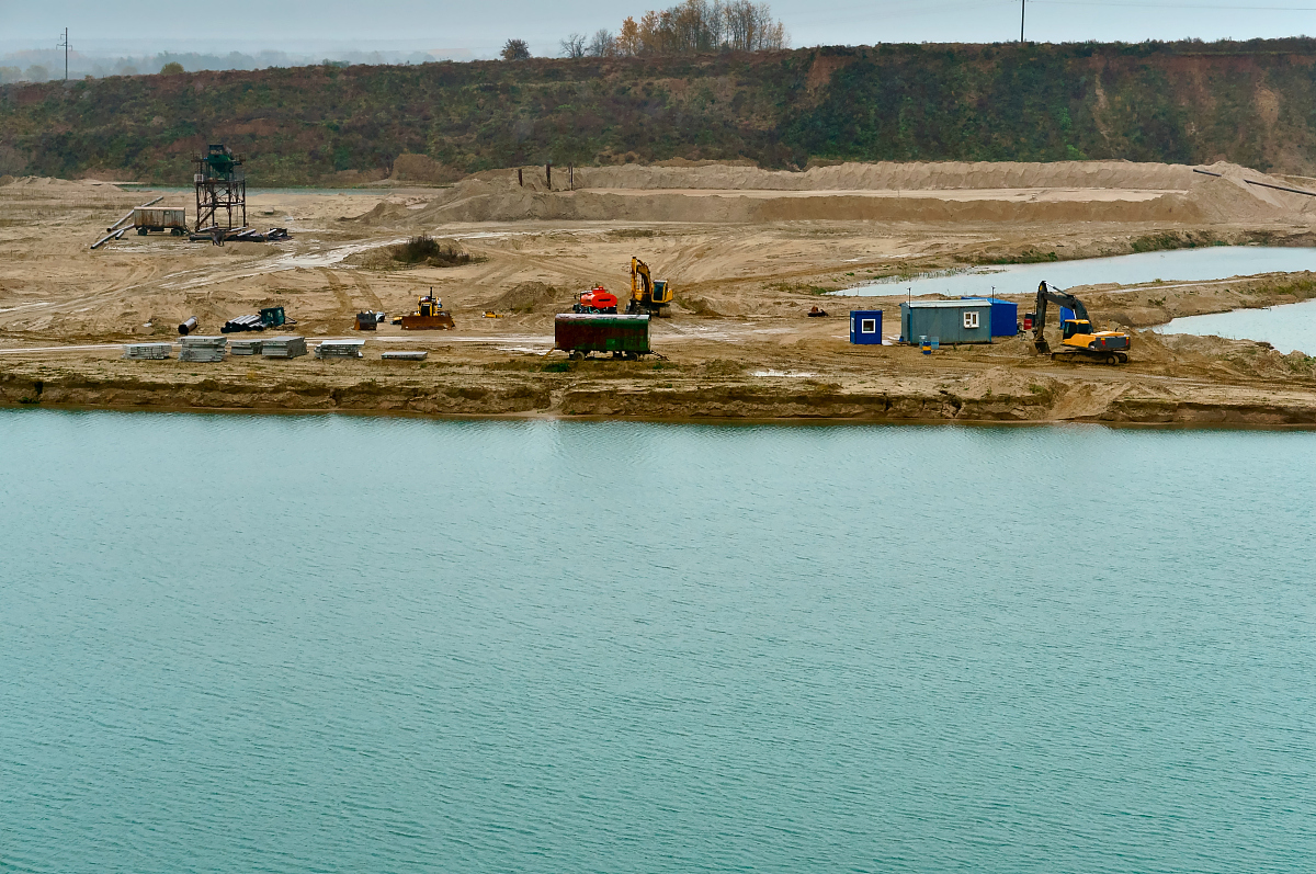 sand, mining, construction, draglines, excavators, scrapers, dre