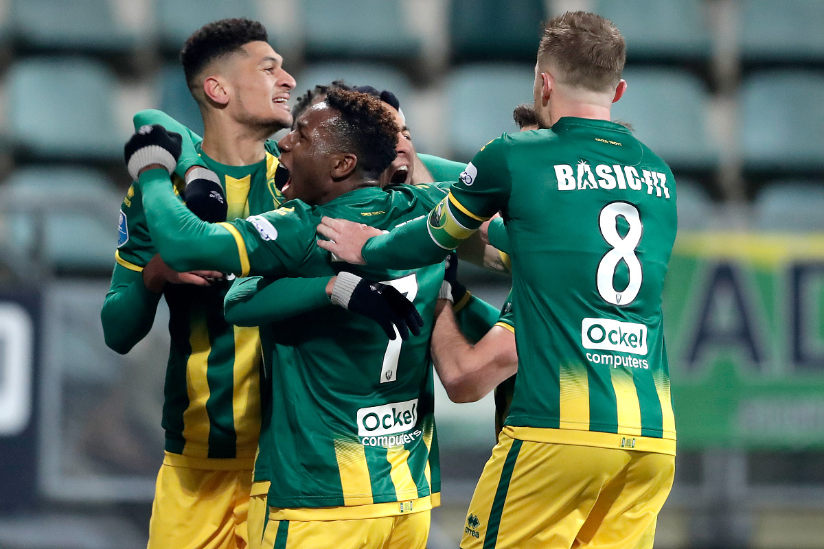 den haag, netherlands - february 17: nasser el khayati of ado de