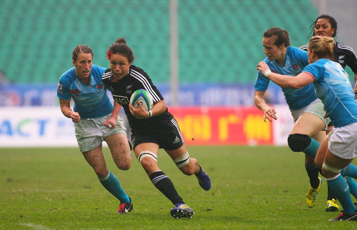 2013年3月31日,广州,2013世界女子七人制橄榄球赛,新西兰vs英格兰.新