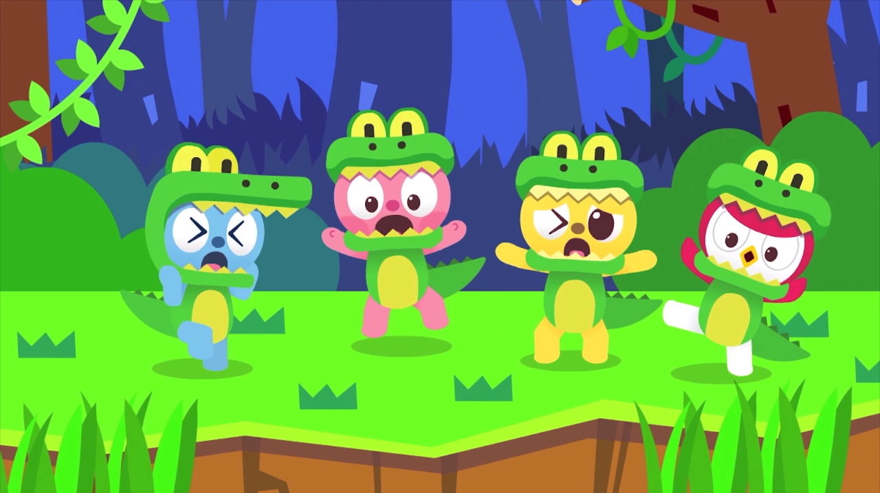 迷你特工队儿歌:鳄鱼危险 迷你特工队装扮成鳄鱼 去找鳄鱼先生了