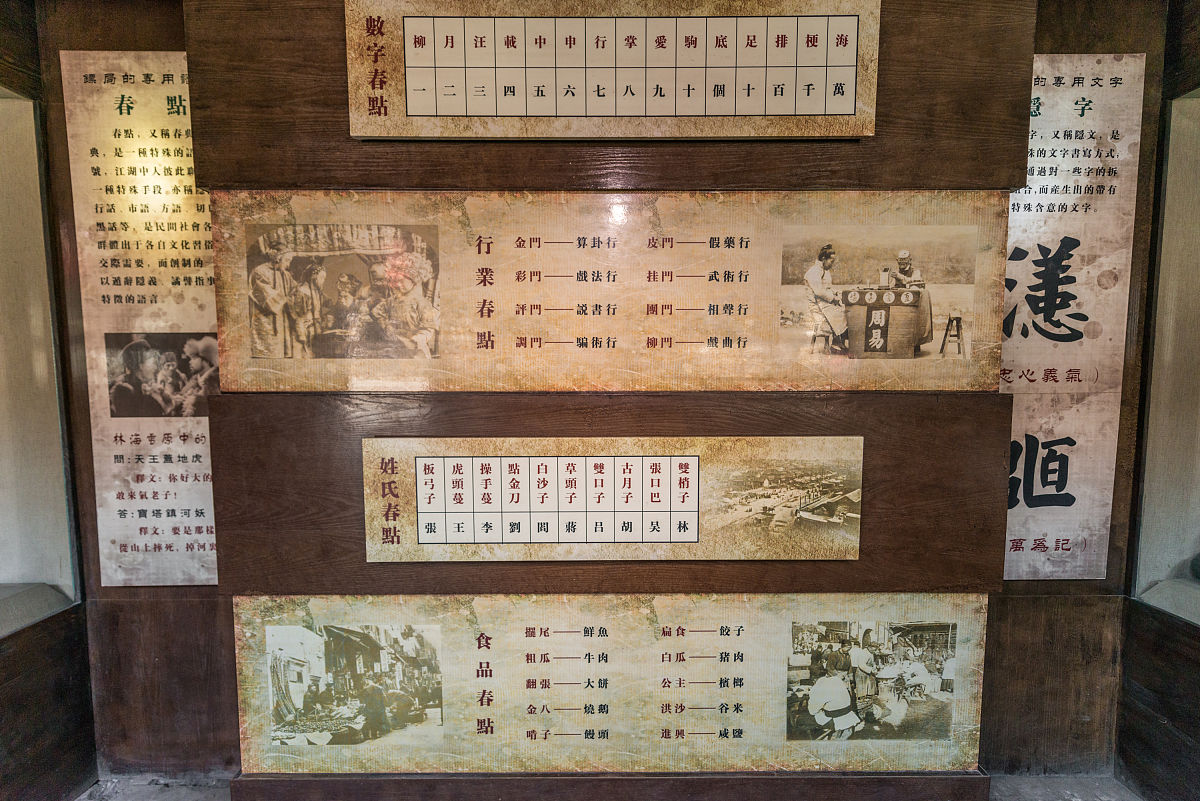 2019年9月,山西省平遥古城的中国镖局博物馆内景.
