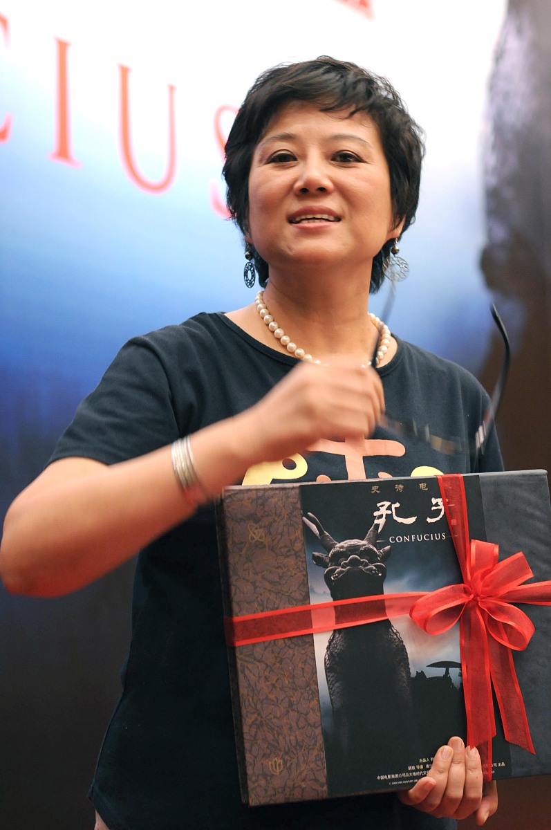 2008年8月4日,北京,电影《孔子》记者会举行.胡玫+++_+++胡玫 孔子 濮