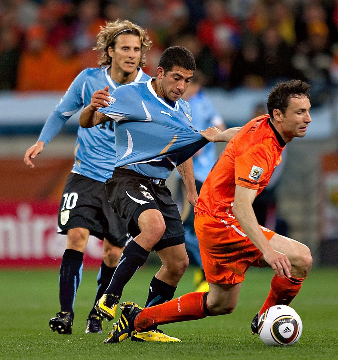 july 6, 2010, cape town, south africa: the netherlands beat urug