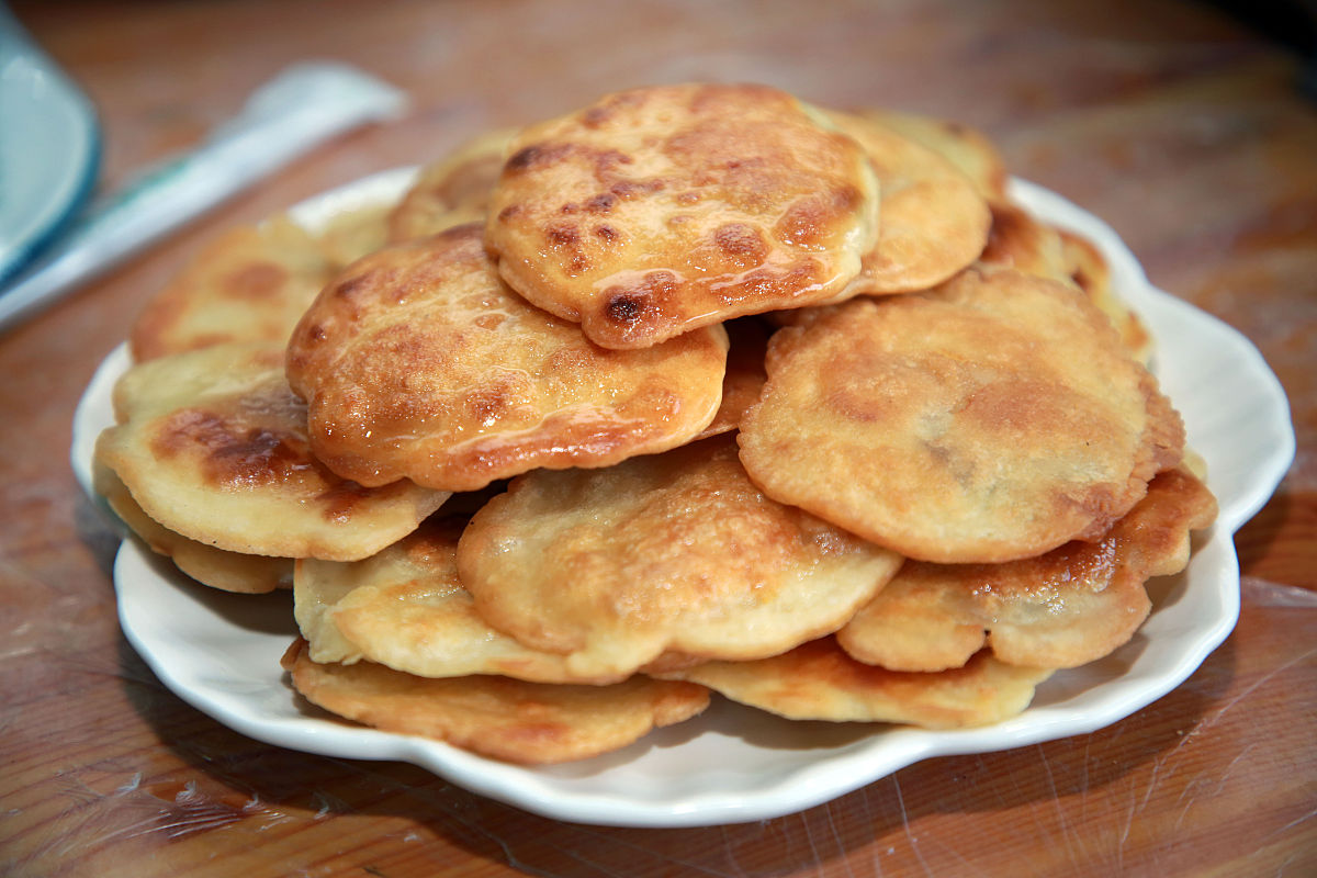 电饼铛烤饺子皮