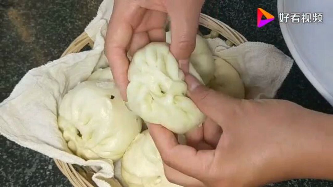 最爱吃的南瓜素包子,皮软馅多,一次成功,天天都吃不够