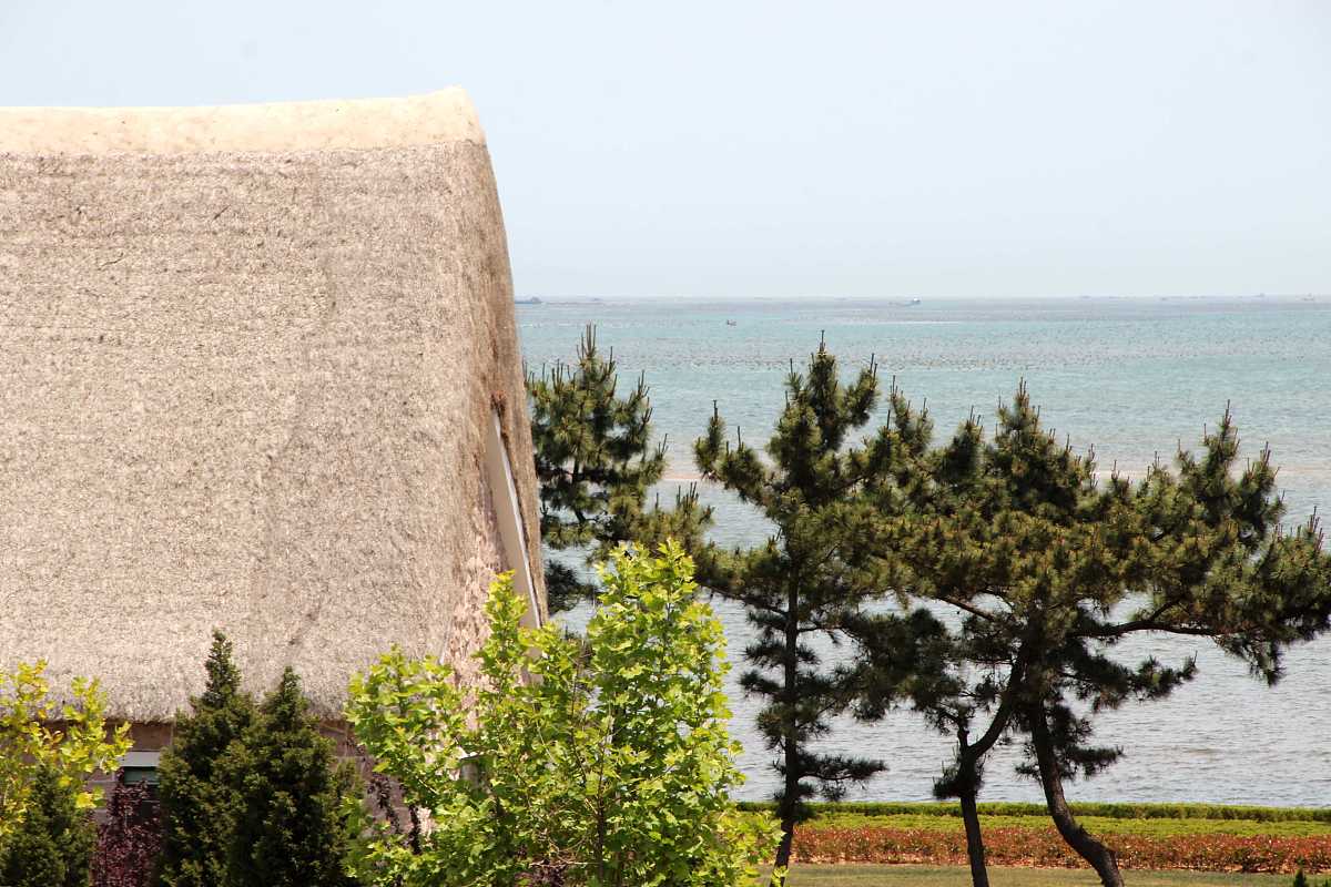 ***_***2017年6月5日,山东省威海市,荣成滨海公园海草房.