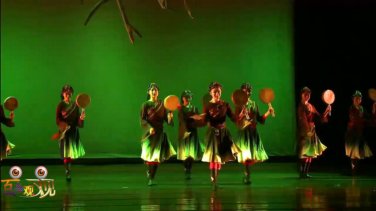 专业舞蹈欣赏-北京舞蹈学院民族民间舞舞蹈表演《藏族热巴鼓舞》