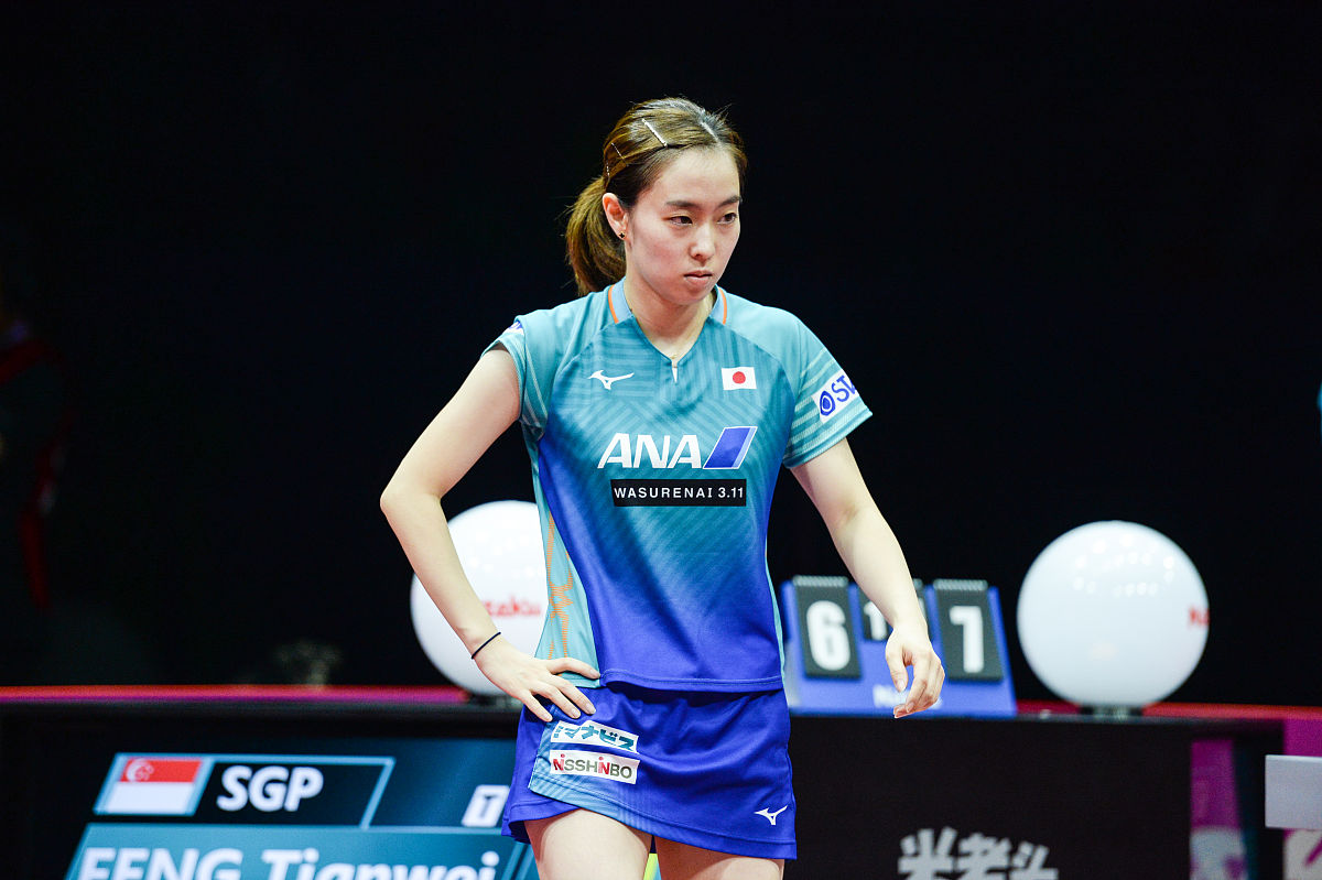 2019年10月19日,四川成都,2019国际乒联女子世界杯次日赛况.石川佳纯