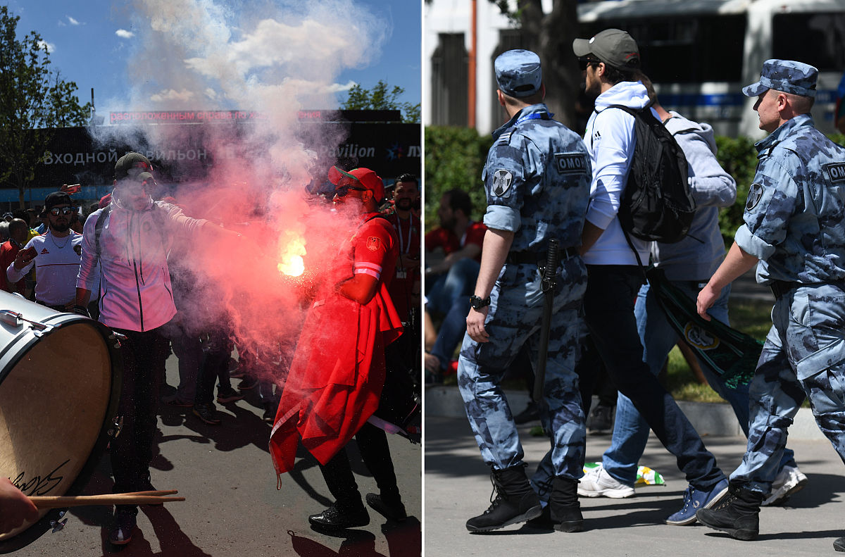 2018年6月20日,俄罗斯,2018俄罗斯世界杯小组赛,葡萄牙1-0摩洛哥,球迷