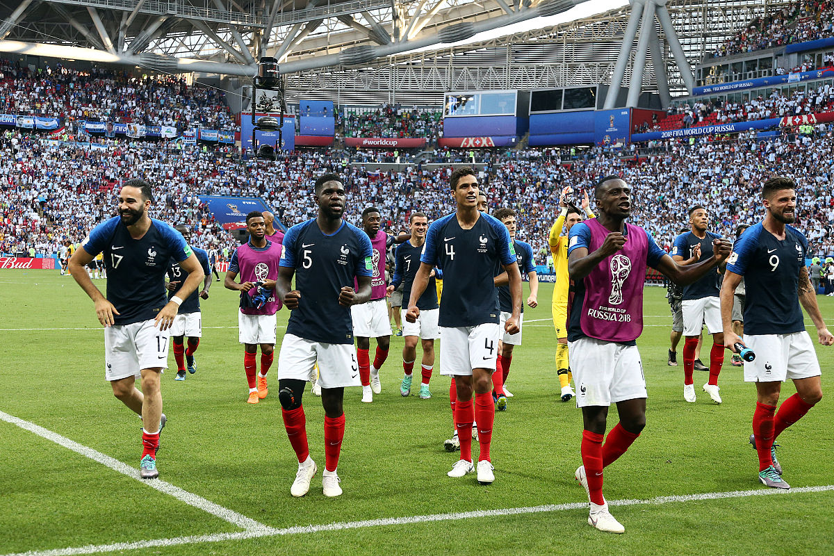 2018年6月30日,俄罗斯,2018俄罗斯世界杯d组,法国vs阿根廷.kazan, rus