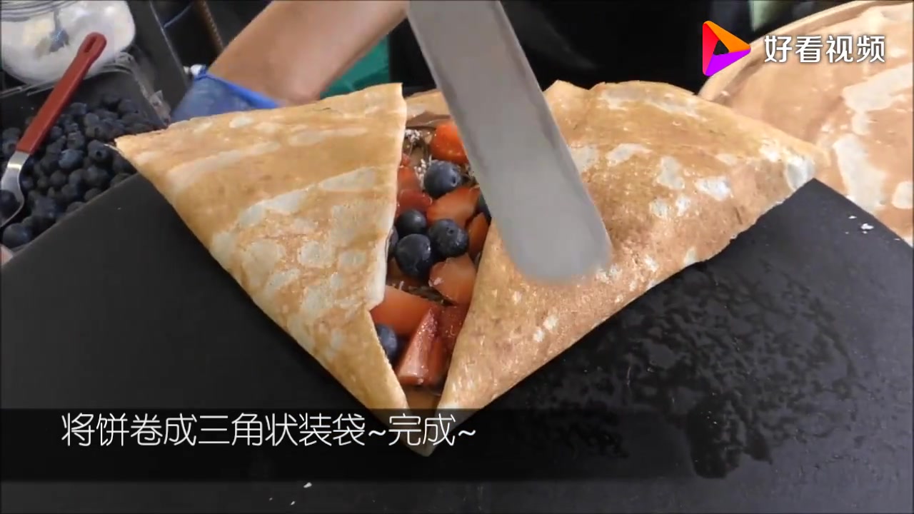 伦敦街头的美食,一开始以为是煎饼果子,原来它叫这个名字