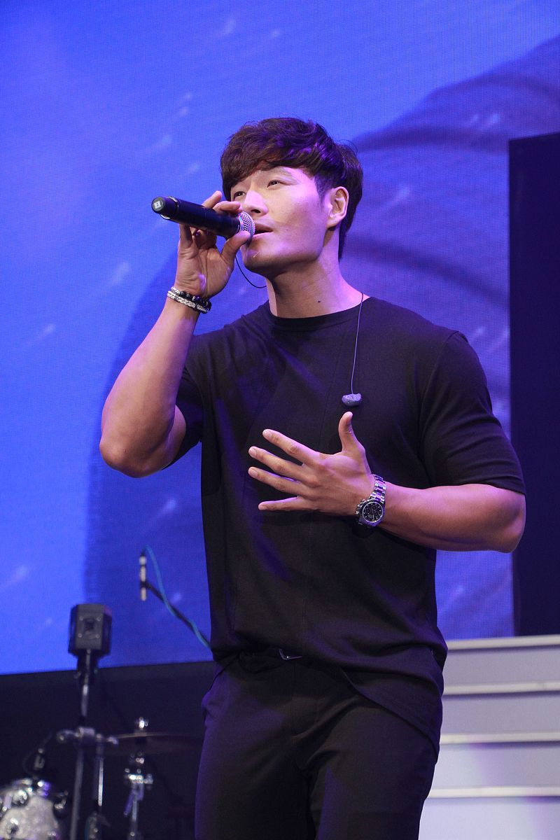 2015年6月6日,香港,2015年香港青年音乐节6日晚在湾仔会展隆重举行.**