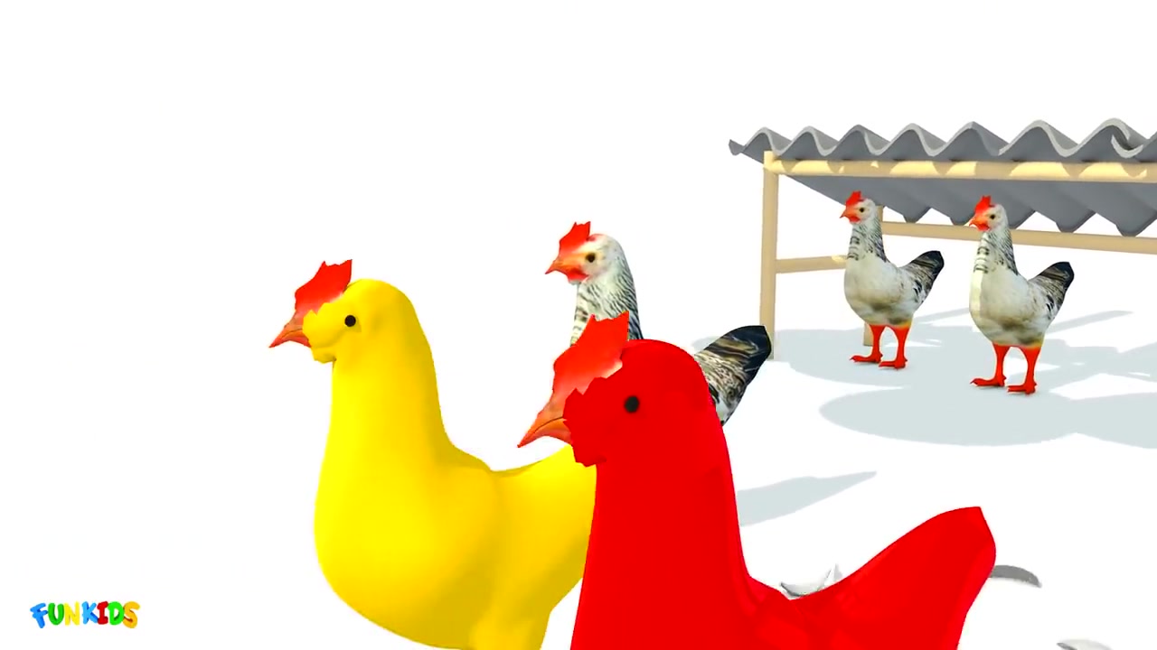 幼儿色彩启蒙:母鸡下惊喜蛋学习颜色