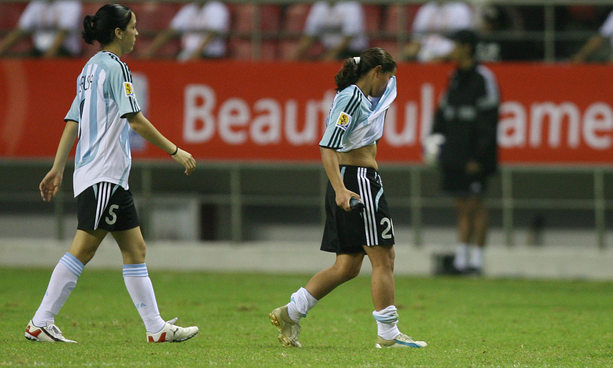 2007年9月14日,中国上海,女足世界杯a组小组赛,阿根廷0-1不敌日本,成