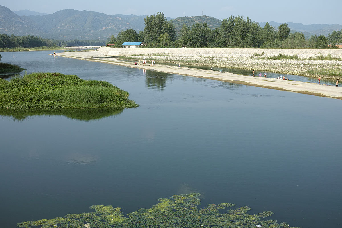 2014年09月18日,陕西省汉中市,五门堰 古代水利工程 始于汉朝 汉江  