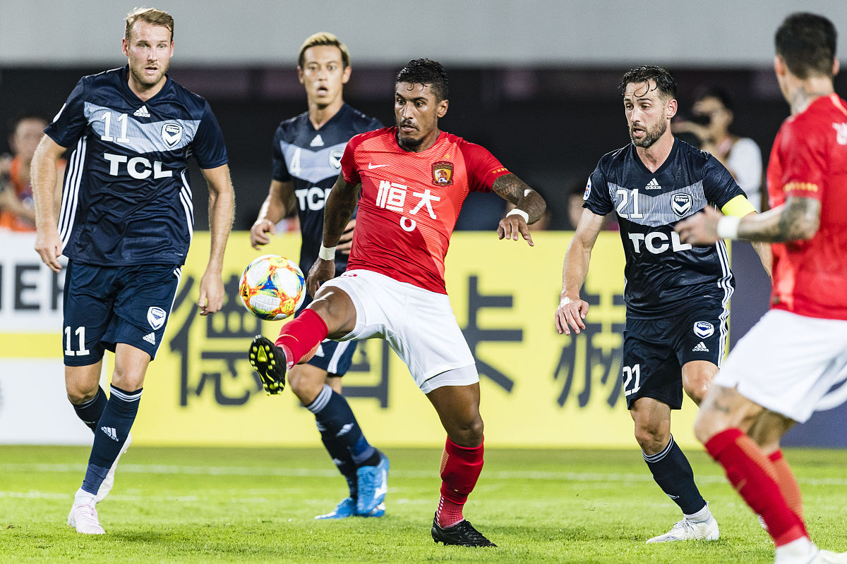 2019年4月10日,广东广州,2019亚冠小组赛f组,广州恒大淘宝4-0墨尔本胜