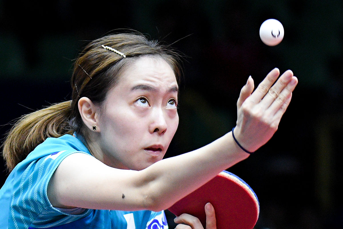 2019年10月19日,四川成都,2019国际乒联女子世界杯次日赛况.石川佳纯